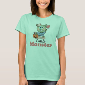 Camiseta Candy Monster Halloween Ringer T shirt