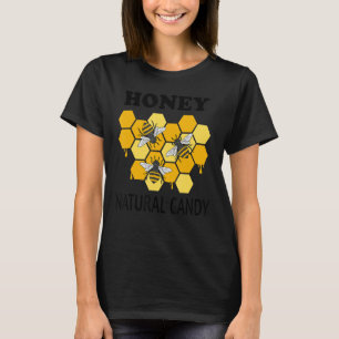 Camiseta Candy Natural Cota Selvagem Abelhas De Mel