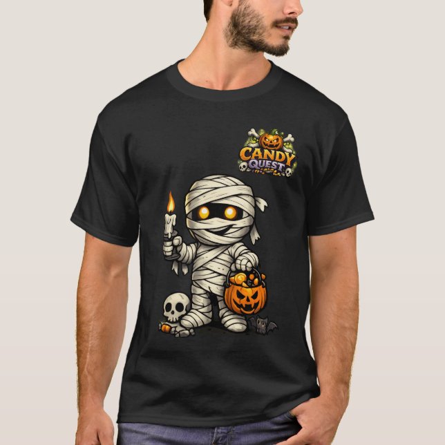 Camiseta Candy Quest App 'Wraps'  (Frente)