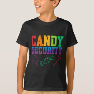 Camiseta Candy Security Candyland Halloween Costume Kids Te