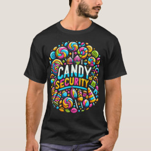 Camiseta Candy Security Funny Candy Land Costume Candyland