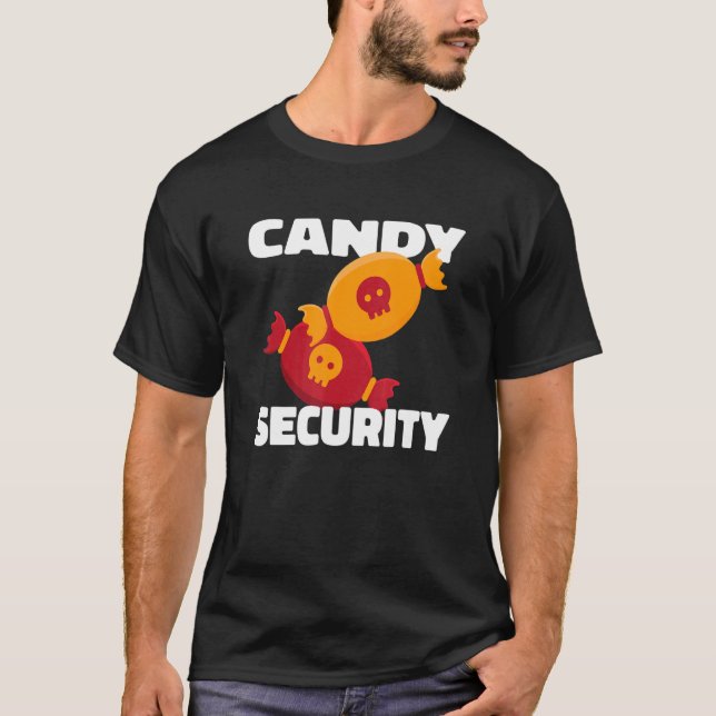 Camiseta Candy Security Halloween Spooky Candy (Frente)