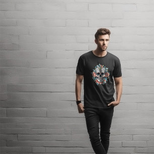 Camiseta Candy Skull Pastel #1 T-Shirt