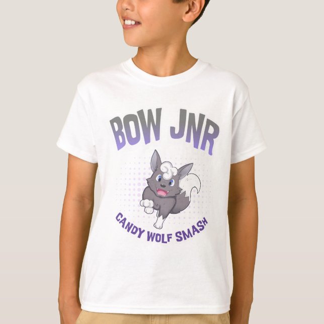 Camiseta Candy Wolf Smash | BOW Jnr (Frente)