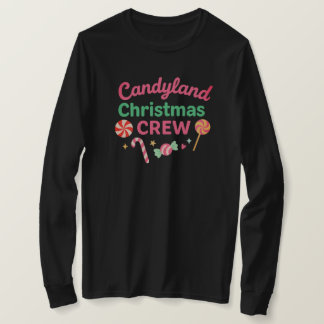 Camiseta Candyland Christmas Crew | Fun Holiday Family 