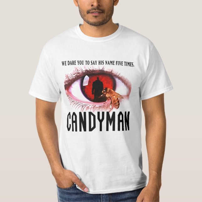 Camiseta "  Candyman 90's Horror Movie Retro" (Frente)