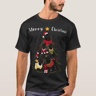 Camiseta Cane Corso Árvore de Natal sobra Cão Xmas