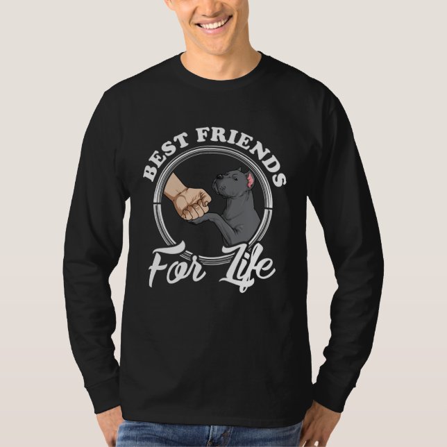 Camiseta Cane Corso  Best Friends  Cane Corso (Frente)