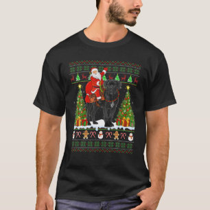 Camiseta Cane Corso Cão Engraçado Papais noeis Feios Anda
