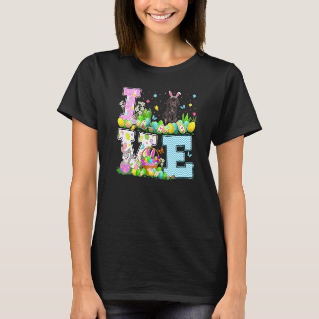 Camiseta Cane Corso Cão Páscoa Cegos Caça Caça Caça Caça Ca (Frente)
