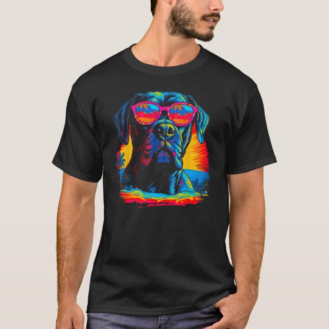 Camiseta Cane Corso Dog Summer Party (Frente)