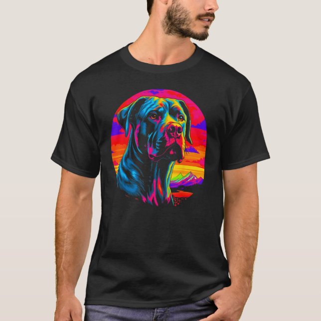 Camiseta Cane Corso Dog Sunset (Frente)