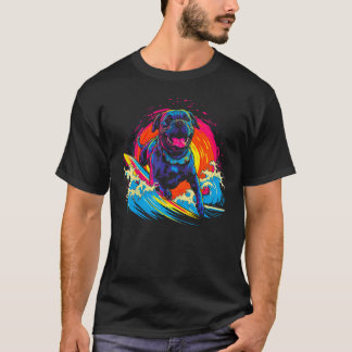 Camiseta Cane Corso Dog Surfer