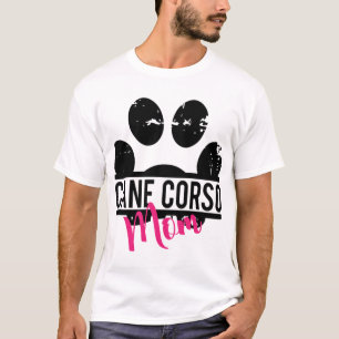 Camiseta Cane Corso Mãe Dotada Por Mulheres Presentes Para