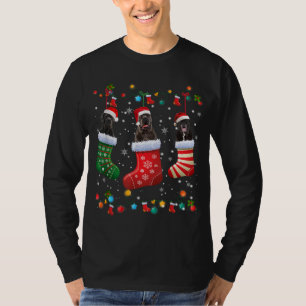 Camiseta Cane Corso Meias de Natal Engraçado Pajama Xmas Ca