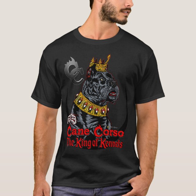 Camiseta Cane Corso O Rei dos Kenneis (Frente)