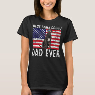 Camiseta Cane Corso Pai Americano Flag Cane Corso Dog O