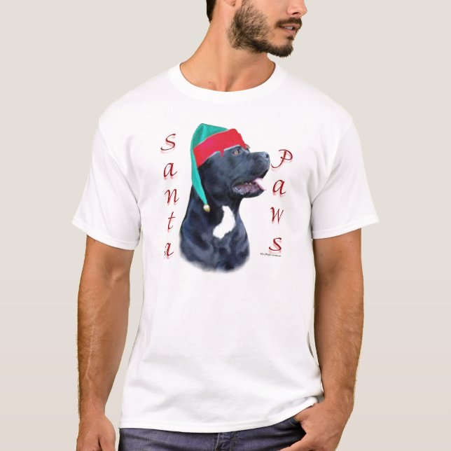 Camiseta Cane Corso Papai noel Paws (Frente)