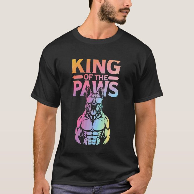 Camiseta Cane Corso Rei Das Patas (Frente)