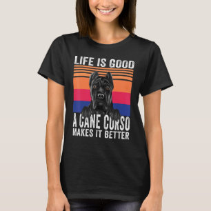Camiseta Cane Corso Torna Sua Vida Boa Vintage