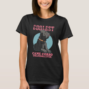 Camiseta Cane Corso Vovó Proprietário de Cachorro Cane Cors