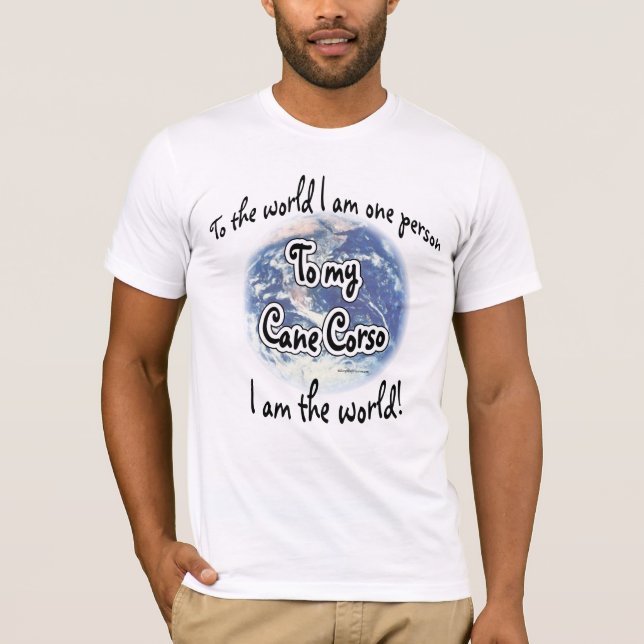 Camiseta Cane Corso World 2 (Frente)