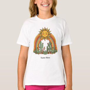 Camiseta Caneca de café com nome personalizado e cacto arco
