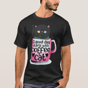 Camiseta Caneca de café de gato para gato