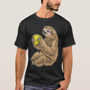 Camiseta Caneca de Café de Preguiça