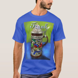 Camiseta Caneca de cerveja alemã com tampa articulada perso