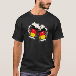 Camiseta Caneca de Cerveja Bandeira da Alemanha Cerveja Ale