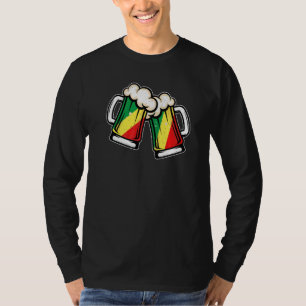 Camiseta Caneca de Cerveja Bandeira do Congo Cerveja Congol
