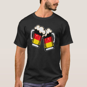 Camiseta Caneca de cerveja da bandeira da Alemanha Cerveja