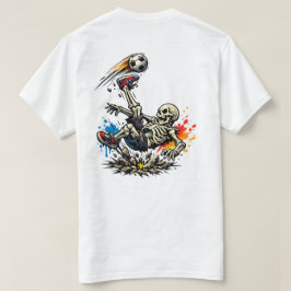 Camiseta Caneca de Futebol Chuta Bicicleta Esqueleto Estili