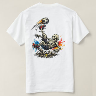 Camiseta Caneca de Futebol Chuta Bicicleta Esqueleto Estili