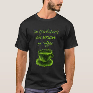 Camiseta Caneca Gärtner's Schrei Nach Kaffee Com Texto Em A