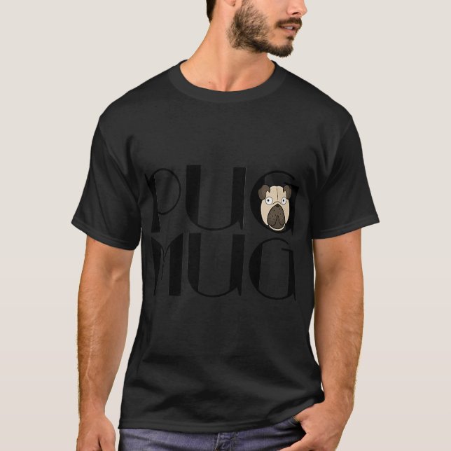 Camiseta Caneca pug (Frente)