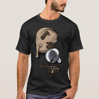 Camiseta Caneca Vazia Pug Triste