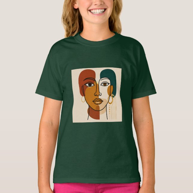 Camiseta Canecas com arte (Frente)