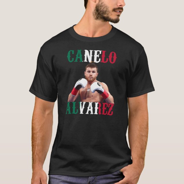 Camiseta Canelo Alvarez - Bandeira do México (Frente)