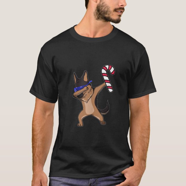 Camiseta Caneta D German shepherd Candi Candi De Cana Dabbi (Frente)