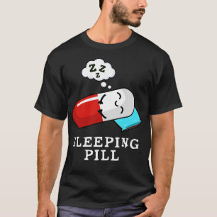 Camiseta Caneta De Comprimido Dormindo Medicina