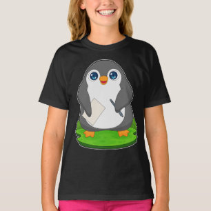 Camiseta Caneta de Pinguim Papel