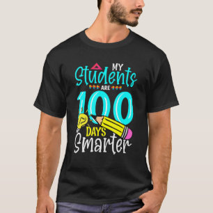 Camiseta Caneta Professor Meus Alunos Fofos São 100 Dias Ma