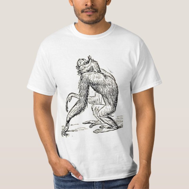 Camiseta caneta Tinta e Arte Young Ape Gorilla (Frente)