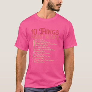 Camiseta Caneta Tinteeira Mercadorias Engraçado - Principai