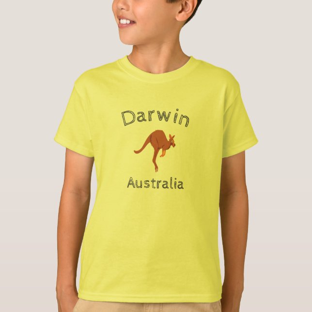 Camiseta Canguru 4 de Darwin Austrália (Frente)
