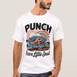 Camiseta Canguru Alma Pequena e Corajosa Retro Australiana