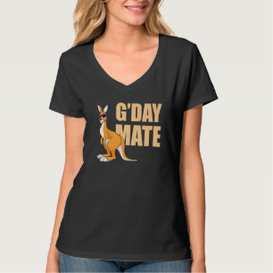 Camiseta Canguru Austrália Cumprimentos Símbolo Australian
