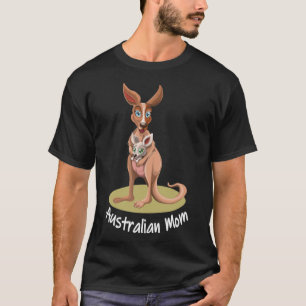 Camiseta Canguru australiano Mãe Australiana